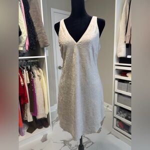 Urban Outfitters Cream Textured Dress